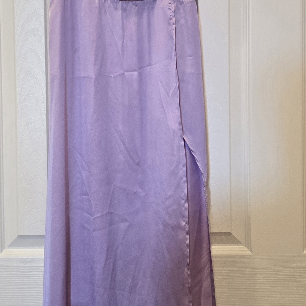 Boohoo Lavender Maxi Skirt
